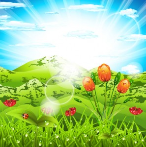 こいのぼりやgw 新緑 風景など 5月の春を演出する無料イラスト インスピ